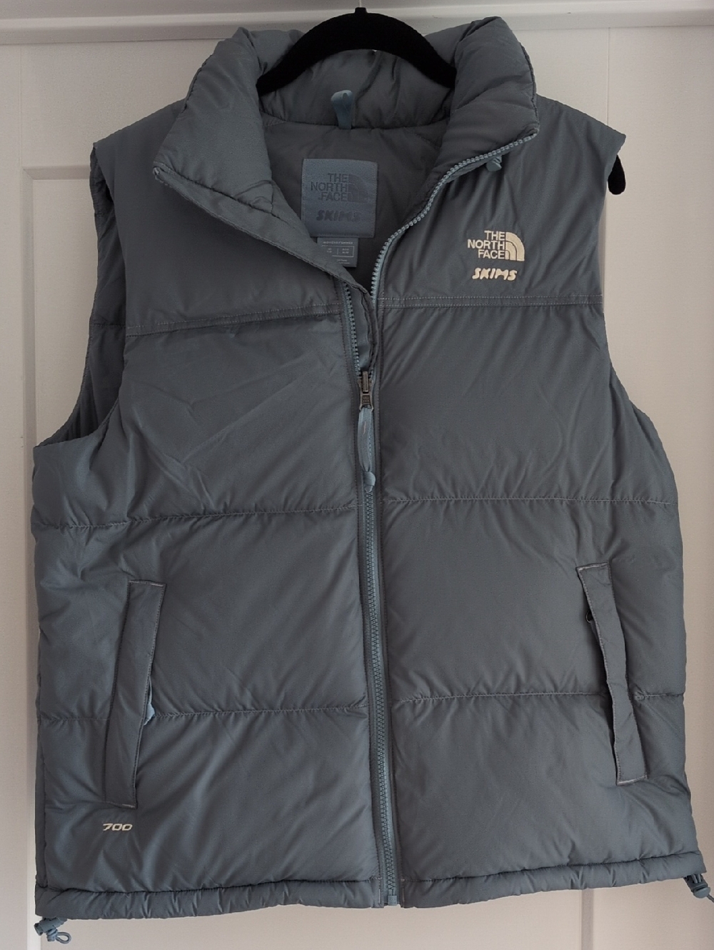 The North Face X Skims 1996 Retro Nuptse Vest in Kaynite